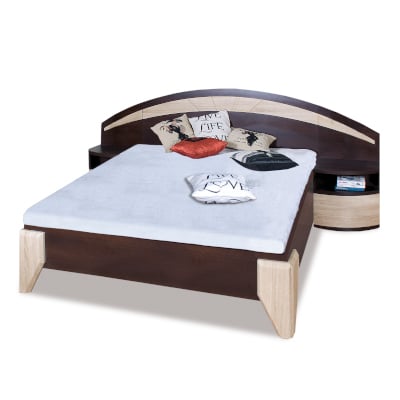 Łóżko z szafkami nocnymi 160x200 DL1-1 Dome