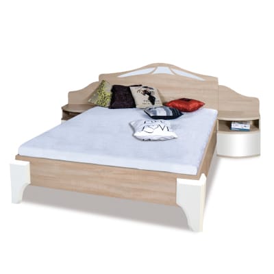 Łóżko z szafkami nocnymi 160x200 DL2-4 Dome